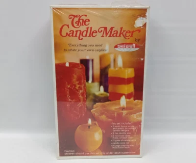 1972 Skilcraft The Candle Maker Wax Kit No. 205 NEW SEALED BUT TORN SHRINK WRAP - Image 1 of 4