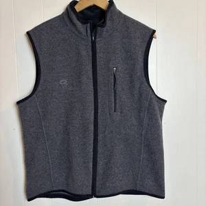 Mountain Hardwear Wool Vest Mens Large Full Zip Fleece Wool Poly Nylon Blend - Picture 1 of 12