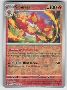 Simisear Reverse Holo Uncommon SV04: Paradox Rift 021/182 LP-NM - Picture 1 of 2