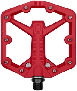 Crankbrothers Stamp 1 Gen 2 Pedals - Platform, Composite, 9/16", Red, Small - Picture 1 of 1