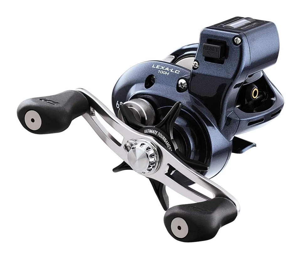 Daiwa LEXA-LC100H-LN Lexa Linecounter Baitcast Reel, 6.3:1 GR - Image 1 of 1