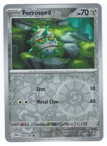 #068/086 Ferroseed | SV: White Flare Near Mint or Better - Picture 1 of 2