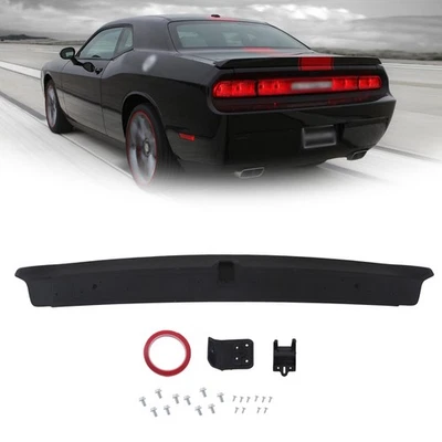 For 2015-2024 Dodge Challenger Hellcat Matte Black Plastic Rear Spoiler New Foto 1 de 4