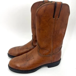 Durango Comfort Core Mens Western Leather Boots Slip Resistant Size 9D - Picture 1 of 11