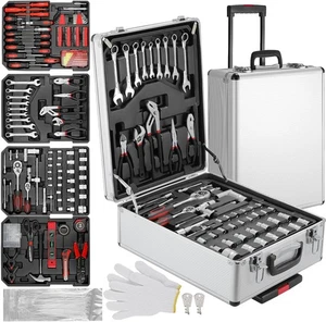 799pcs Tool Set Home Repair Tool kit with Trolley Case Mechanic Wrenches Socket - Picture 1 of 12