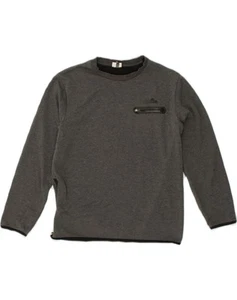 ELLESSE Mens Top Long Sleeve Medium Grey Polyester RQ05 - Picture 1 of 3