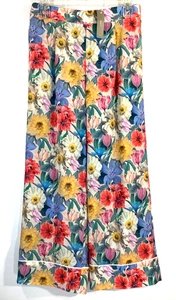 NUEVO CON ETIQUETAS J.CREW COLLECTION 2 100% Seda Pantalón Pull-on en Liberty Melody Floral J3640 - Imagen 1 de 13