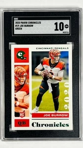 2020 Panini Chronicles Joe Burrow RC Rookie #19 Bengals SGC 10 Gem Mint - Picture 1 of 2