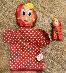 De colección WENDY La Brujita Buena HARVEY COMICS Gund Marioneta + Títere de Dedo Japón - Imagen 1 de 10