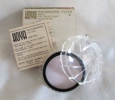 Hoya Skylight 1A 49 mm filter for Film Camera Vintage 70's in original box - Image 1 of 2