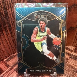 Anthony Edwards RC Azul 2021 Panini Select #61 Concourse - Imagen 1 de 2