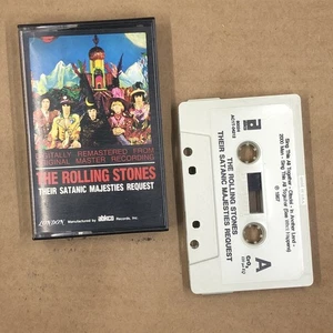 ROLLING STONES Cassette Tape Rock Psychedelic THEIR SATANIC MAJESTIES REQUEST - Picture 1 of 6