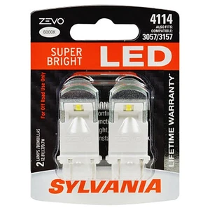 SYLVANIA 4114 ZEVO LED White Bulbs – Daytime Running & Reverse Lights (2 Pack) - Picture 1 of 8