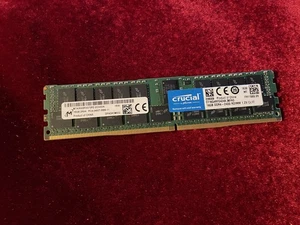 CRUCIAL 16GB 2Rx4 PC4-2400T-RBB-11CRUCIAL RB11 DDR4 ECC 1.2V RDIMM - Picture 1 of 4