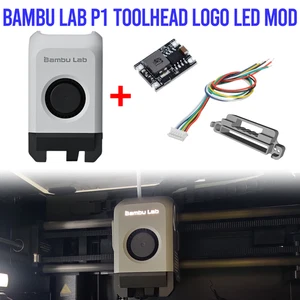 Bambu Lab P1 Series X1C LED Logo Toolhead DIY Mod Kit Front Housing for P1S P1P - Afbeelding 1 van 2