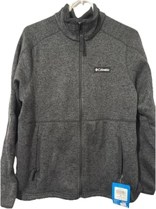 Neu mit Etikett Columbia Damen Pullover Wetter durchgehender Reißverschluss Fleecejacke dunkelgrau Medium - Bild 1 von 7