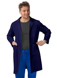 Sivvan Medical Lab Coat Unisex 39 inch Doctor and Nurse Uniform Long Sleeves - Picture 1 of 28