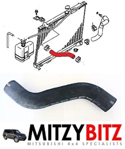Top Upper Radiator Hose for Mitsubishi PAJERO SHOGUN V98V MK4 3.2T - Picture 1 of 5