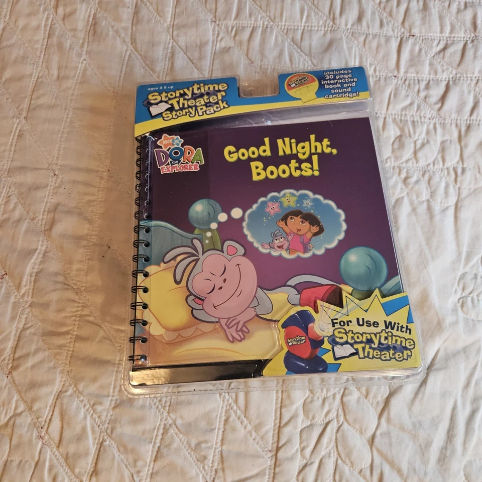 Dora The Explorer Goodnight Boots Storytime Theater Projector Story Pack 2006 Foto 1 de 2