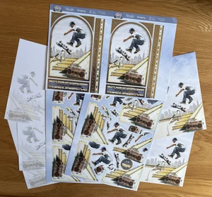 Hunkydory Sport & Hobbys Deko - groß - absolut tolle Kartenbastelsets Skater - Bild 1 von 6