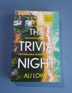 The Trivia Night by Ali Lowe - 2022 paperback DRAMA THRILLER book (23cm) - Picture 1 of 4
