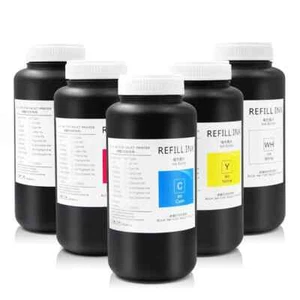 5 x 1000ML New UV Ink For Ricoh Gen5 GH2220 Gen4 Flatbed Printer - Picture 1 of 6