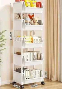 Estante de Almacenamiento Estantería Portátil Ruedas Sólidas Habitación Cocina Móvil Estante Organizador - Imagen 1 de 72