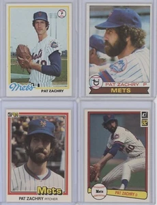 Lot of 13 Different Pat Zachry Baseball Cards - Picture 1 of 4