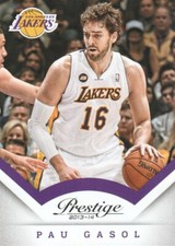 2013-14 Prestige Basketball #64 Pau Gasol 