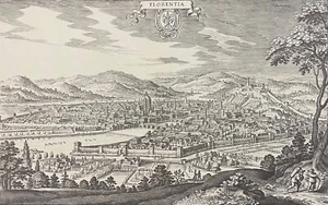 Florenz Italien Toskana Florenz 1688 Matthaeus Merian (1593-1650) Helio C 1960 - Bild 1 von 3