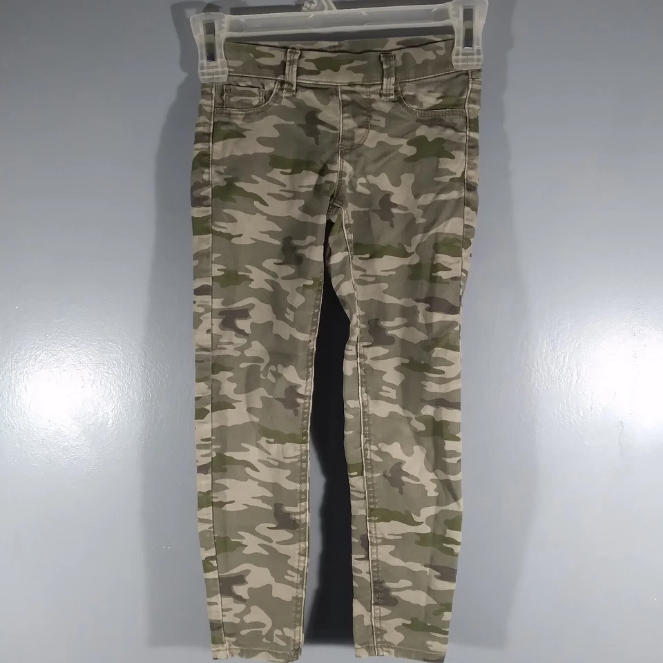 Pantalones cargo Wonder Nation camuflaje verde bolsillos para niñas talla 6-6x Foto 1 de 4
