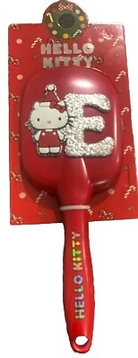 Hello Kitty Paddle Brush Sanrio E Initial Christmas New - Image 1 of 3