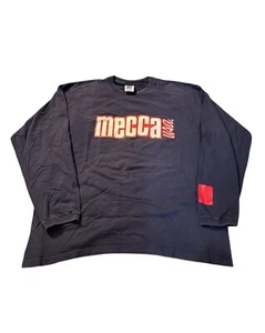 VTG Mecca Long Sleeve T-shirt Graphic Print Tee Made in USA Mens Size 2XL RARE - Picture 1 of 8