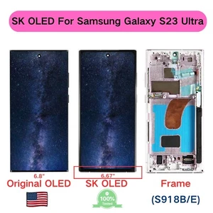 Smaller OLED Screen For Samsung Galaxy S23 Ultra S918B/E Display Assembly LCD - Picture 1 of 8
