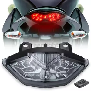 Integrated LED Tail Light Brake Turn Signal Running For 2010-2013 Kawasaki Z1000 - Picture 1 of 10