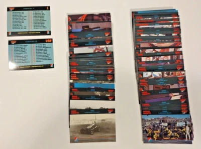 ANDRETTI RACING Trading Card Set 1992 Has MARIO MICHAEL JEFFREY & JOHN (#1-#100) - Image 1 of 3