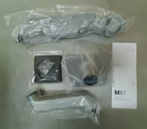 Humanscale M8.1 Adjustable Monitor Arm Desk Mount Silver/Gray P/N 1908251000SL01 - Picture 1 of 22