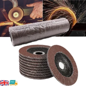 25X FLAP GRINDING SANDING DISCS 100mm 4inch 80 GRIT ANGLE WHEEL - Picture 1 of 12