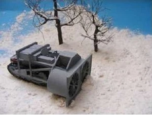 Soplador de nieve francés MGM 090-31 1/76 resina Segunda Guerra Mundial Renault FT-17 - Imagen 1 de 1