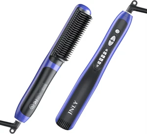 Hair Straightener Comb, Ionic Hair Straightener Brush, 3 in 1 Hot Comb, 6 Temps - Picture 1 of 8