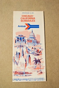 Chicago-California Schedules - May 19, 1974 - Picture 1 of 2