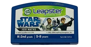 Leap Frog Leapster Learning Game Cartridge Star Wars Jedi Math K-2nd Grade 5-8YR - Picture 1 of 2