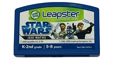 Leap Frog Leapster Learning Game Cartridge Star Wars Jedi Math K-2nd Grade 5-8YR - Image 1 of 2