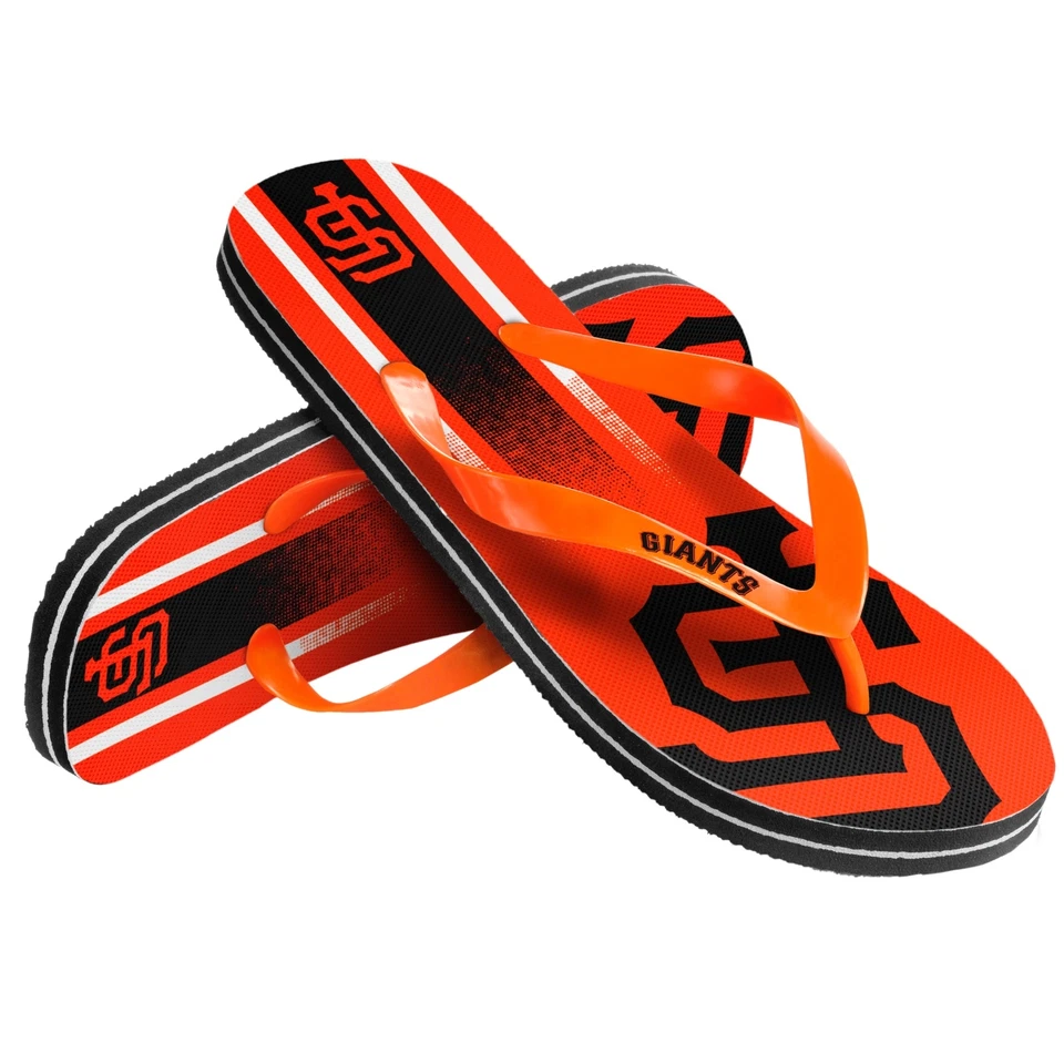 MLB San Francisco Giants Unisex Gradiente Tanga Chanclas Sandalias Béisbol Foto 1 de 1