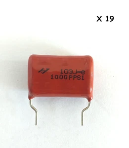 103J=e 1000PPS1 CAPACITOR x 19 - Picture 1 of 1