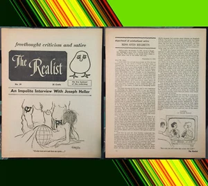 TERRY SOUTHERN The Realist #39 Nov 1962 COUNTER CULTURE 60s Dick Guindon Heller - Foto 1 di 5