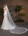 1layer With Comb White Ivory Cathedral Lace Lace Bridal Veil Wedding Accessories