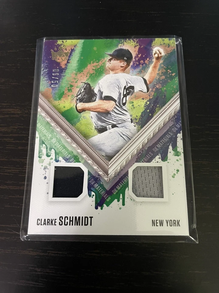 Panini Baseball MLB New York Yankees Clarke Schmidt Dual Patch 06/50 - Image 1 of 1