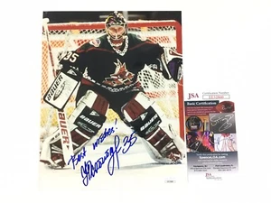 Nikolai Khabibulin Signed 8x10 Photo JSA COA NHL - Picture 1 of 1