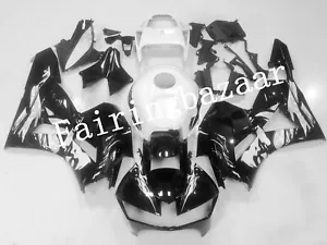 Kit de carenado por inyección ABS 2013-2018 CBR600RR edición Leyla negro blanco - Imagen 1 de 8
